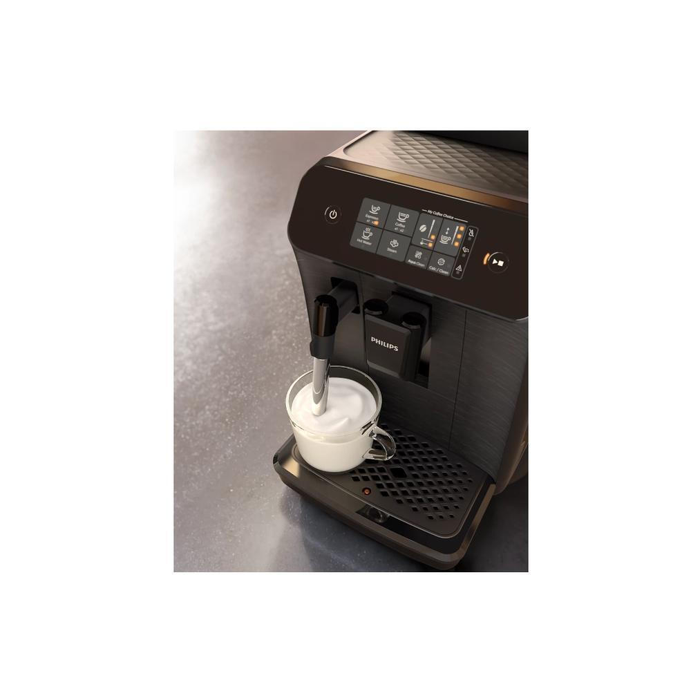 Philips Series 800 Automatic Espresso Machine 1500W 15bar Pressure for Cappuccino with Grinder Black